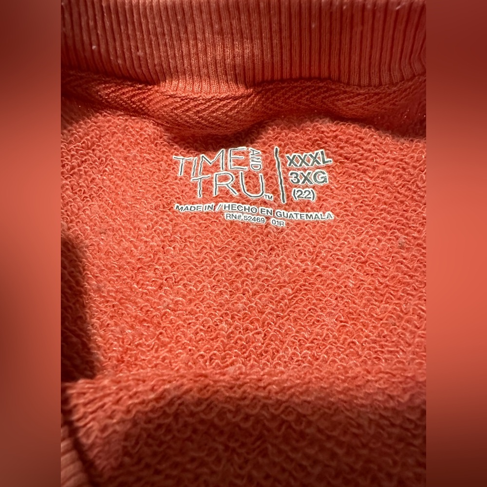 Women’s Time & Tru XXXL (22) sweatshirt - Picture 2 of 9